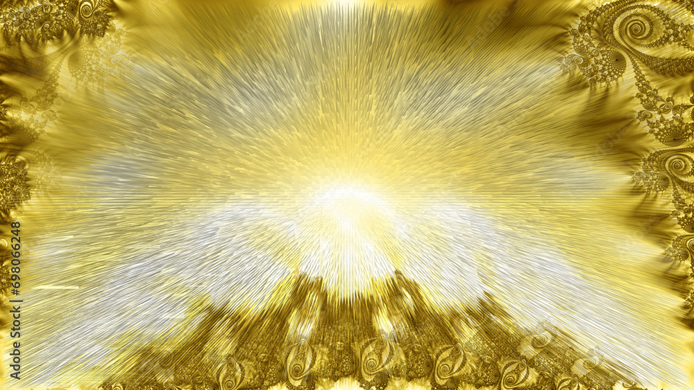Poster exploding light yellow and white pastel pattern and template design
