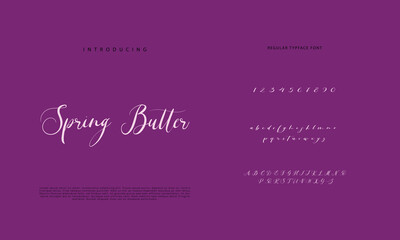 Signature Font Calligraphy Logotype Script Brush Font Type Font lettering handwritten
