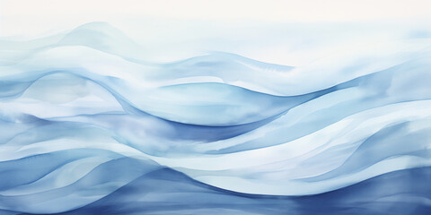 Fototapeta premium Abstract water ocean wave, blue, aqua, teal texture. Blue and white water wave web banner Graphic Resource as background for ocean wave abstract. Backdrop for copy space text. Generative AI