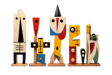 Playful Picasso Set Toy on a transparent background