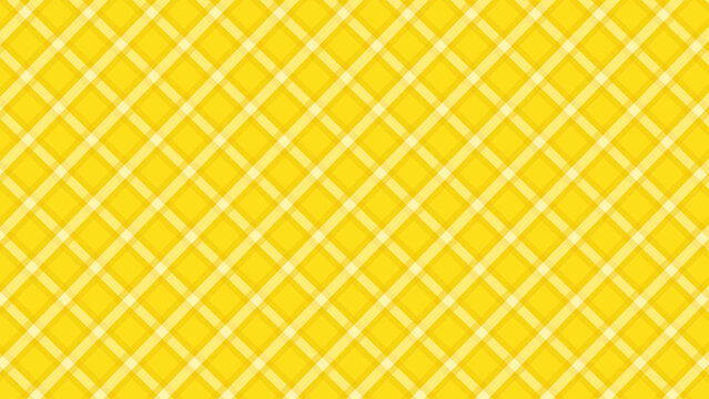 Diagonal yellow and white plaid background