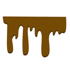 melted chocolate vector element