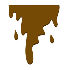 melted chocolate vector element