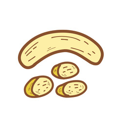 Fruit banana illustration 