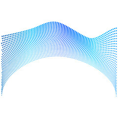 abstract blue wave background