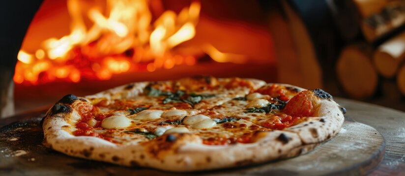 Pizza manouche is a type of food cooked in a pastry oven.
