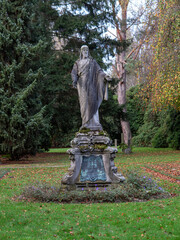 Statue of the Primus Memorial in Hamburg Ohlsdorf