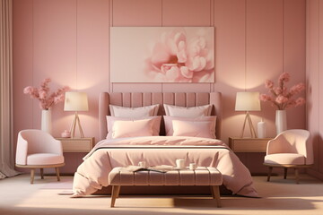 modern bedroom interior