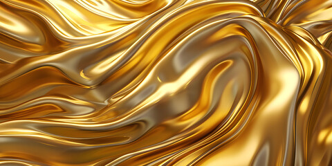 golden silk abstract background