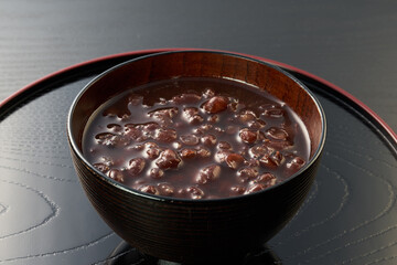 日本の甘味　ぜんざい　イメージ