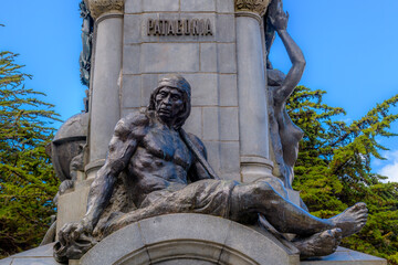 Ferdinand Magellan Monument, Punta Arenas, Chile - obrazy, fototapety, plakaty