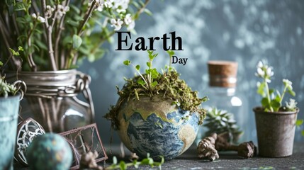 Earth day banner design