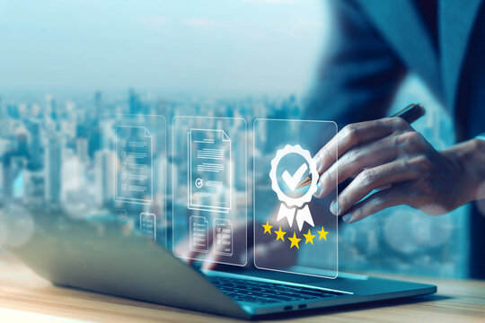 quality control, service best certification industrial. concept of certificate standard iso digital technology. service system business, satisfaction customers in the quality guarantee process.