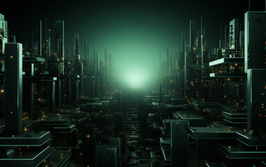 abstract technology background with code
