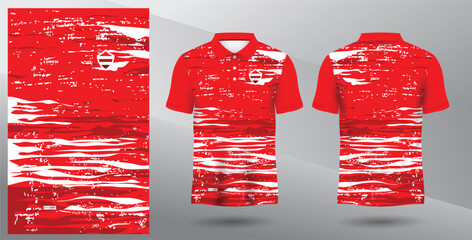 red polo sport sublimation jersey template