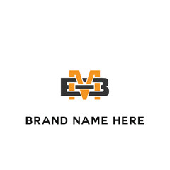 Fototapeta premium MB logo. M B design. White MB letter. MB, M B letter logo design. Initial letter MB linked circle uppercase monogram logo. M B letter logo vector design. 