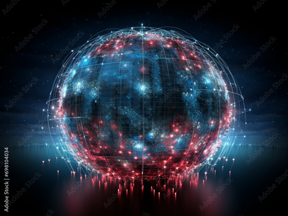 Poster the conceptualization of a crystalline globe: exploring the intricacies of an ai generative model