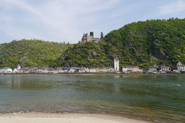 Burg Maus in Sankt Goar und Goarshausen am Mittelrhein