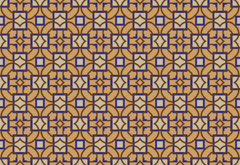 Obraz premium Decorative design in abstract style with rectangles. For greeting card, flyers posters, brochures.