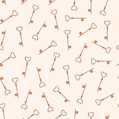 Naklejka premium Valentine's Day Seamless Patterns Valentine Patterns Watercolor Valentine's Day Seamless Patterns