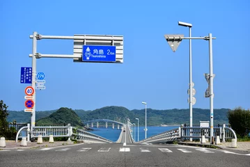Foto op Plexiglas 山口県の角島大橋 © WISTERIA
