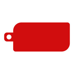 Price Tag In Red Rectangle Shape For Sale Advertisement Business Marketing Social Media Information
