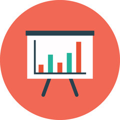 illustration of a graph icon. seo icon png, digital marketing icon png, marketing icon vector. commerce, buying, selling, retailing, purchasing, exchange, vend and merchandise icon design.