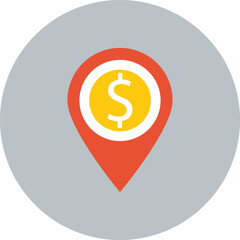 dollar symbol. seo icon png, digital marketing icon png, marketing icon vector. commerce, buying, selling, retailing, purchasing, exchange, vend and merchandise icon design.
