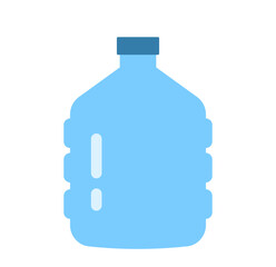 Fresh Mineral Water inside a Plastic Gallon Illustration