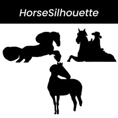 horse silhouette, 