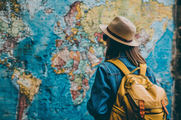 Fototapeta premium International travel, multiculturalism, and global communication encompass the rich tapestry of human experiences and interactions across borders and cultures.