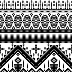 Carpet ethnic tribal pattern art. Ethnic ikat seamless pattern. American, Mexican style. Design for background