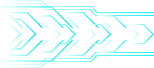abstract tech arrows cyan gradient stripes lines futuristic background