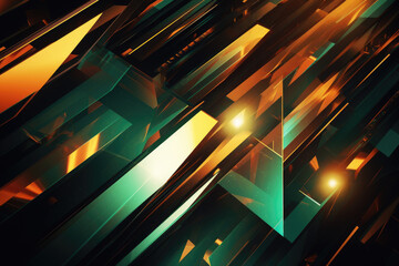 abstract background with colorful geometric shapes