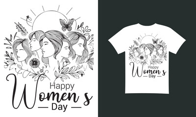 women’s day t-Shirt Design,