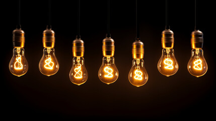 bulb lamp object light night close up ai visual concept
