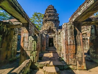 Banteay Kdei temple at Angkor Thom, Siem Reap, Cambodia - 698138615