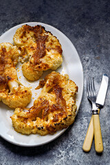 baked cauliflower  steak