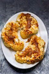 baked cauliflower  steak