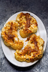 baked cauliflower  steak