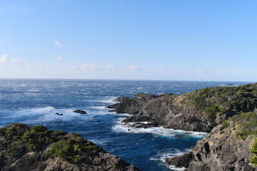 石廊崎から見える景色　静岡県南伊豆町　　The view from Ishirozaki Minami-Izu Town, Shizuoka Prefecture