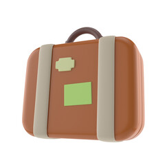 Travel and go on vacation concept 3d illustration icon composition with pins of trip route at globe