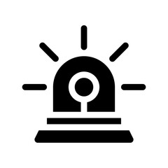 alarm glyph icon