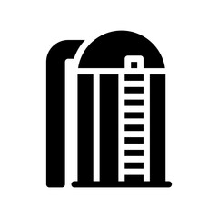 silo glyph icon