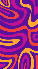 blue and yellow orange wave background