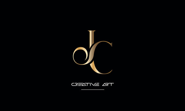 CJ, JC, C, J abstract letters logo monogram