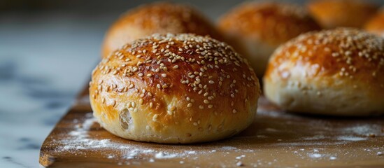 baked bread bun