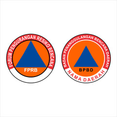 logo of the regional disaster management agency or BPBD of the Indonesian government