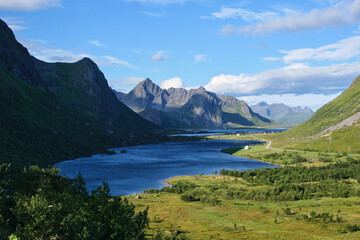 fjord in the lofoten