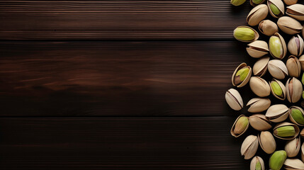 Pistachio Day on a solid background with copy space